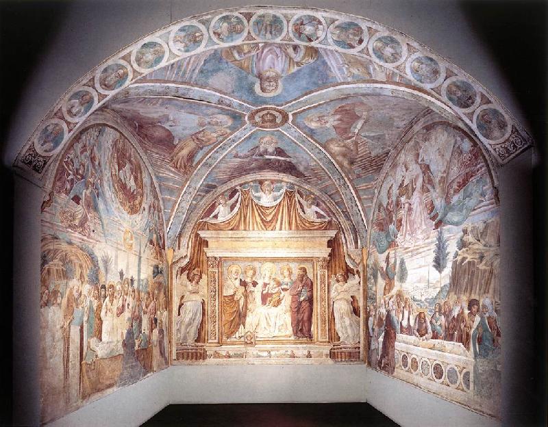 GOZZOLI, Benozzo Shrine of the Madonna della Tosse g oil painting image